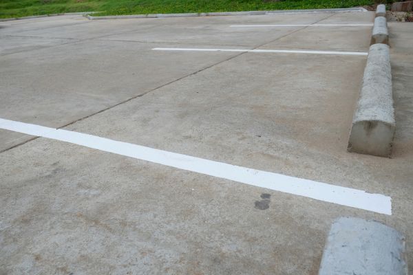 Concrete Parking Lot Striping Service